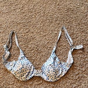 Blue and white flower bikini set.  Size XS. Brand Shein